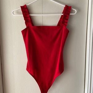 Aritzia red firecracker bodysuit!